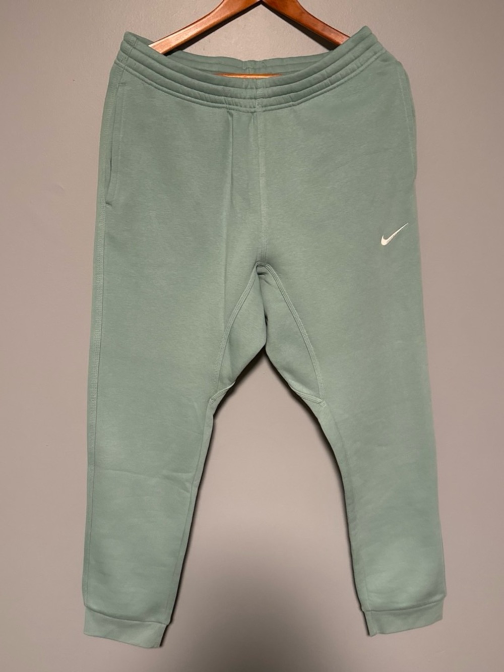 Nike Men’s Dusty Teal Sweatpants with Swoosh Accent